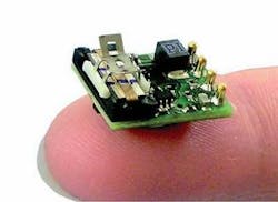 FIGURE 1. Optimized for high-volume applications in fluid delivery, endoscopy, and embedded zoom and autofocus functions in cameras, this patented mechanism is a motor and stage in one high-speed, ultraminiature package. FIGURE 1. Optimized for high-volume applications in fluid delivery, endoscopy, and embedded zoom and autofocus functions in cameras, this patented mechanism is a motor and stage in one high-speed, ultraminiature package.