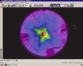 FIGURE 3: At the lower right corner of this high-resolution, high-dynamic-range goniometric profile of a VCSEL, a shadow of a bonding wire indicates the level of high-resolution detail. FIGURE 3: At the lower right corner of this high-resolution, high-dynamic-range goniometric profile of a VCSEL, a shadow of a bonding wire indicates the level of high-resolution detail.