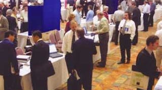 The vendors&apos; exhibition at 2003 ICALEO afforded attendees the opportunity to get technical questions answered quickly and in detail.