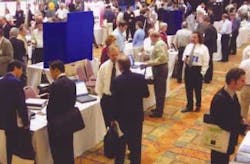 The vendors' exhibition at 2003 ICALEO afforded attendees the opportunity to get technical questions answered quickly and in detail. The vendors' exhibition at 2003 ICALEO afforded attendees the opportunity to get technical questions answered quickly and in detail.