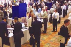 The vendors' exhibition at 2003 ICALEO afforded attendees the opportunity to get technical questions answered quickly and in detail. The vendors' exhibition at 2003 ICALEO afforded attendees the opportunity to get technical questions answered quickly and in detail.