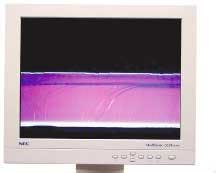 FIGURE 4. A facet section along a bar length is inspected to identify defects or contamination. FIGURE 4. A facet section along a bar length is inspected to identify defects or contamination.