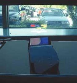 A prototype laser-scanning head-up display projects full-color information onto an automobile windshield. As well as having advantages in size and weight, the new system can be used in different car models without modifying the basic optics. A prototype laser-scanning head-up display projects full-color information onto an automobile windshield. As well as having advantages in size and weight, the new system can be used in different car models without modifying the basic optics.