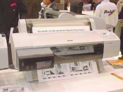 Based on an inkjet printer, the PolyJet (TechNova; Bombay, India) is an example of what future CTP systems without any lasers might look like. Based on an inkjet printer, the PolyJet (TechNova; Bombay, India) is an example of what future CTP systems without any lasers might look like.