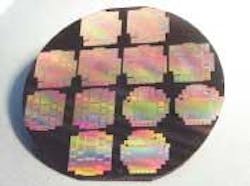 Multiple silicon photonic-crystal gas sensors are grown on a 4-in. wafer. Multiple silicon photonic-crystal gas sensors are grown on a 4-in. wafer.