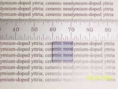 FIGURE 2. High-quality neodymium-doped ceramic yttria crystals enable generation of the 915- and 946-nm wavelengths; frequency tripling produces output at 305 and 315 nm-ideal wavelengths for ozone measurements using differential-absorption light detection and ranging. FIGURE 2. High-quality neodymium-doped ceramic yttria crystals enable generation of the 915- and 946-nm wavelengths; frequency tripling produces output at 305 and 315 nm-ideal wavelengths for ozone measurements using differential-absorption light detection and ranging.