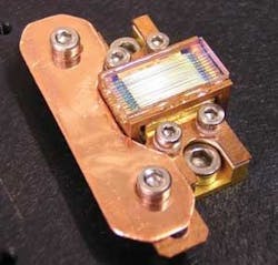 Collimating optics are customized to each diode output in a laser-diode stack, correcting for aberrations as well as divergence. Collimating optics are customized to each diode output in a laser-diode stack, correcting for aberrations as well as divergence.