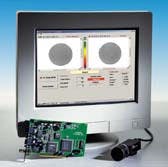 FIGURE 1. Modern machine-vision systems for optical-fiber production applications can capture image data through a fiber-scope camera prior to processing with geometric pattern matching software and visual display. FIGURE 1. Modern machine-vision systems for optical-fiber production applications can capture image data through a fiber-scope camera prior to processing with geometric pattern matching software and visual display.