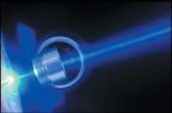 Improvements in power and lifetime have brought blue laser diodes closer to becoming the optical stylus in next-generation DVD read/write systems. Improvements in power and lifetime have brought blue laser diodes closer to becoming the optical stylus in next-generation DVD read/write systems.