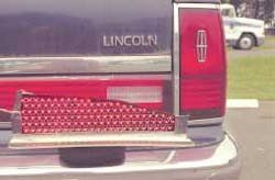 A light-emitting diode array on the rear of this vehicle in a research project at California Partners for Advanced Transit and Highways takes data from the wheels and brakes and sends a signal to following cars indicating the acceleration and velocity of the vehicle. A light-emitting diode array on the rear of this vehicle in a research project at California Partners for Advanced Transit and Highways takes data from the wheels and brakes and sends a signal to following cars indicating the acceleration and velocity of the vehicle.