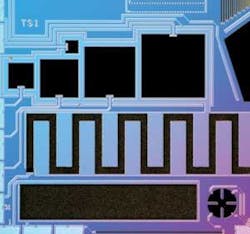 FIGURE 1. Black silicon structures are fabricated using an industrial CMOS process. FIGURE 1. Black silicon structures are fabricated using an industrial CMOS process.