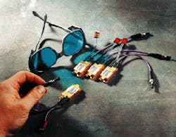 Diode lasers are increasingly being used in high-quality printers to scan images onto photoconductive material. Diode lasers are increasingly being used in high-quality printers to scan images onto photoconductive material.