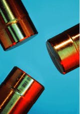 FIGURE 2. Thin-walled, rotationally symmetrical parts can be welded successfully by diode lasers at an output power of about 100 W. FIGURE 2. Thin-walled, rotationally symmetrical parts can be welded successfully by diode lasers at an output power of about 100 W.