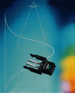 Radiometric calibrations ensure silicon-based sensor mimics response of human eye. Sensor integrates silicon photodiode with linear amplifier to provide response to incident illumination over a range of 100 to 1000 lm with a peak sensitivity at 550 nm; push-in mounting of IS474 optical integrated circuit simplifies assembly. Applications for this device include automatic light-level monitoring and instrumentation for measurement of incident light levels. Radiometric calibrations ensure silicon-based sensor mimics response of human eye. Sensor integrates silicon photodiode with linear amplifier to provide response to incident illumination over a range of 100 to 1000 lm with a peak sensitivity at 550 nm; push-in mounting of IS474 optical integrated circuit simplifies assembly. Applications for this device include automatic light-level monitoring and instrumentation for measurement of incident light levels.