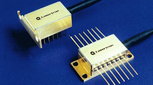 FIGURE 1. Diode lasers emitting 1310 and 1500 nm are being used in telecommunication systems to increase the volume of information that can be carried.