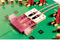 Potentially, parallel optical interconnects can vastly increase connectivity and reduce communication times for machines with multiple processors. This 10-channel transmitter/receiver prototype module is based on 980-nm vertical-cavity surface-emitting lasers.