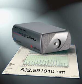 FIGURE 1. Toptica&rsquo;s most recent offering is the Ultimate 2 in the WSU series of wavelength meters, offering the best absolute accuracy on the market of up to &PlusMinus;2 MHz for 370 to 1100 nm (5 &times; 10-6 nm resolution at 800 nm wavelength), achieved when using a calibration laser with a linewidth known to better than 1 MHz. The Fizeau-interferometer-based system for pulsed or CW lasers allows high-speed measurement and feedback control of up to eight lasers with a repeatability of up to 500 kHz.