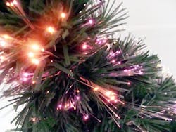 Tree Fiber Optic Closeup