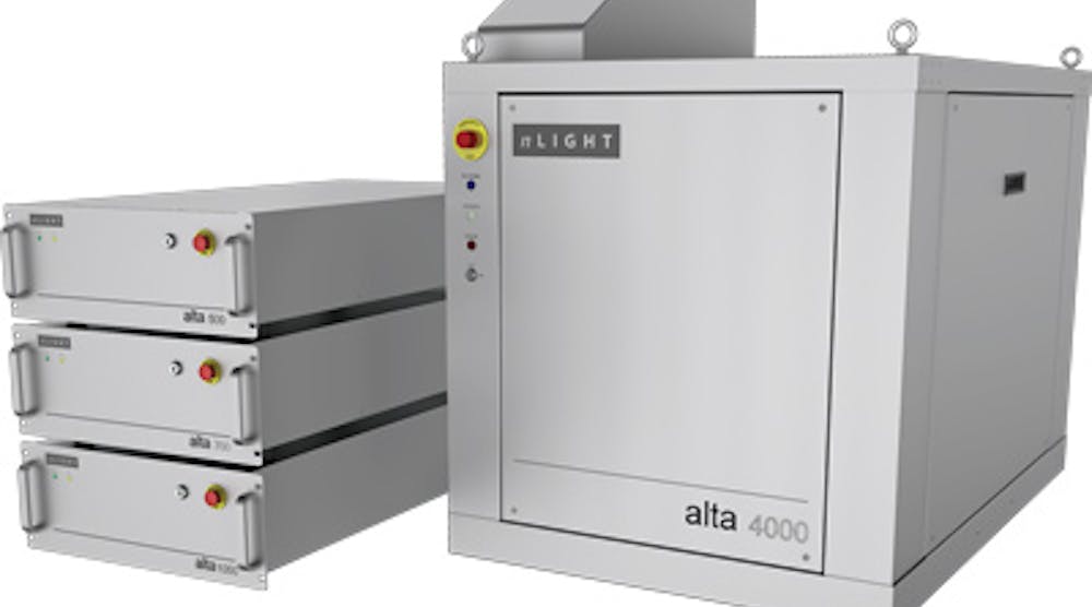 FIGURE 1. nLIGHT alta industrial fiber lasers feature a rack-mount up to 1kW (left) and a stand-alone chassis to 4kW (right).