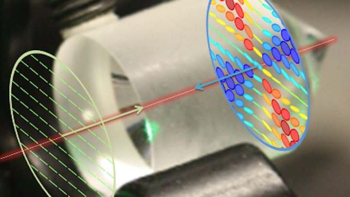 University of Glasgow physicists are using glass cones to create radially polarized light that could advance astronomy and microscopy applications. (Image credit: University of Glasgow)