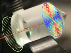 University of Glasgow physicists are using glass cones to create radially polarized light that could advance astronomy and microscopy applications. University of Glasgow physicists are using glass cones to create radially polarized light that could advance astronomy and microscopy applications.