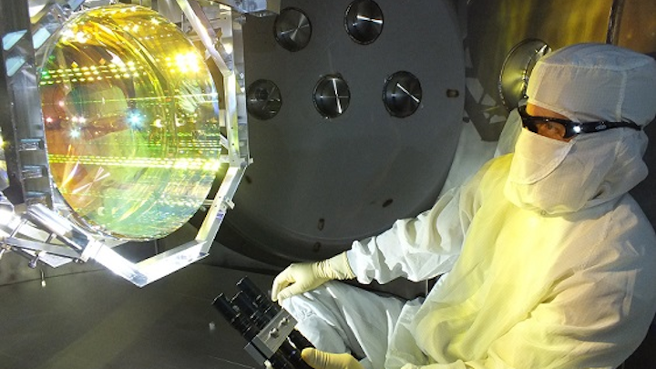 Excelitas customized the Excelitas YAG-444AH Silicon PIN Photodiode to operate within the ultra-low vacuum of the interferometer arms of LIGO to help scientists monitor beam quality and meet LIGO’s extreme cleanliness levels and stringent contamination control requirements. (Image credit: Caltech/MIT/LIGO Laboratory)