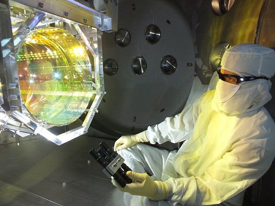 Excelitas customized the Excelitas YAG-444AH Silicon PIN Photodiode to operate within the ultra-low vacuum of the interferometer arms of LIGO to help scientists monitor beam quality and meet LIGO&rsquo;s extreme cleanliness levels and stringent contamination control requirements.