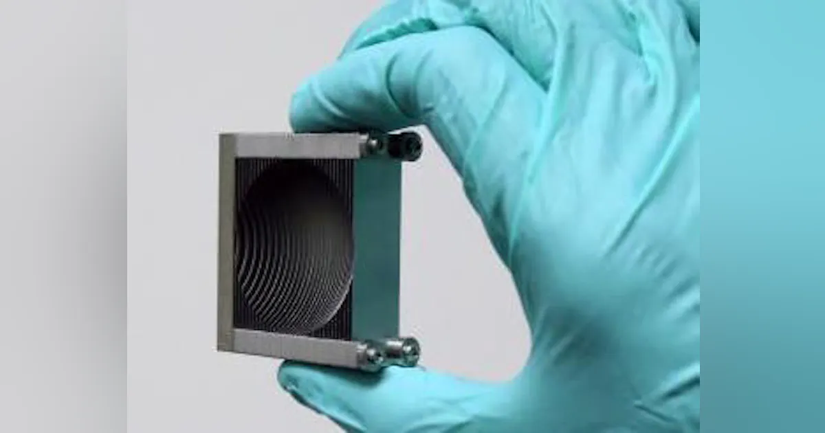 Lens Plating Stacked, shaped metal plates form terahertz-focusing lens | Laser Focus ...
