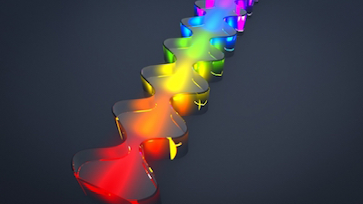 Terahertz QCL produces evenly spaced frequency comb good for detecting explosives