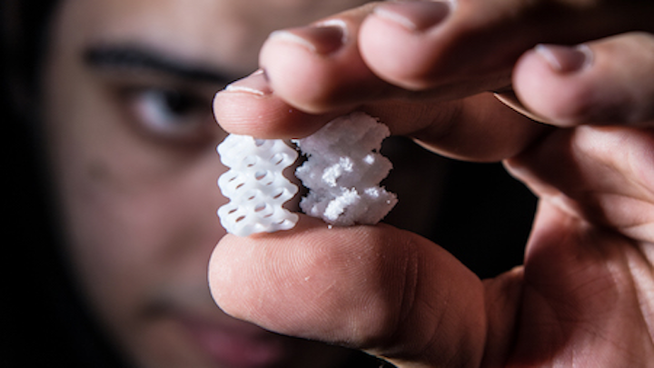 Modified laser cutter prints 3D objects for biomaterials fabrication