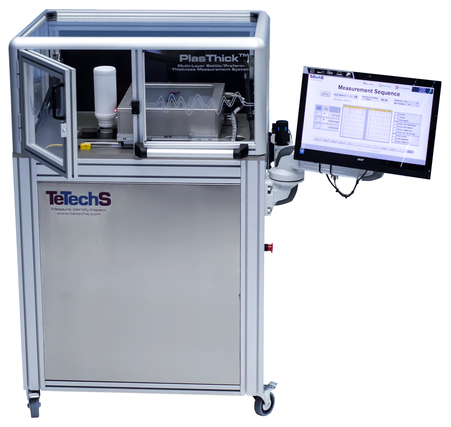 TeTechS thickness measurement system provides noncontact