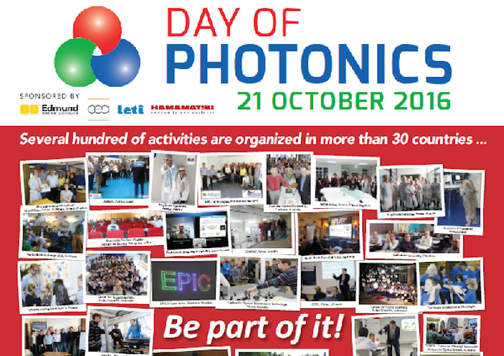 EPIC is managing the 2016 Day of Photonics event to promote 'photonics' to the general public. (Image credit: EPIC)