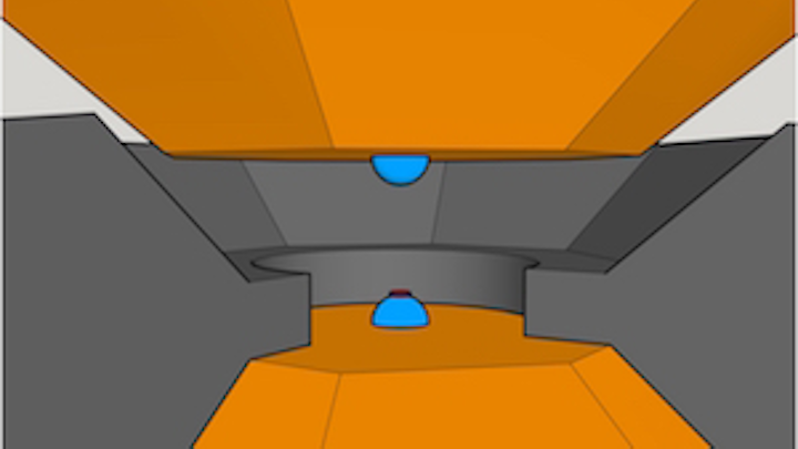 Diamond anvil cell achieves record 1 terapascal pressure