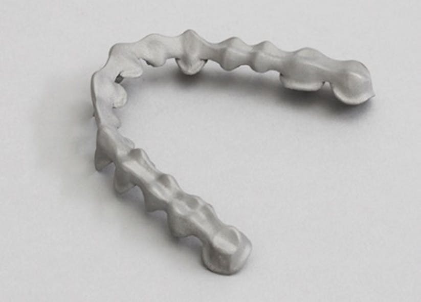 Argen uses 3D printing to produce preciousmetal dental restorations