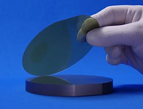 A wafer after separation.