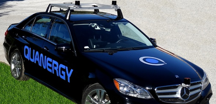 Quanergy says its lidar sensors are eye-safe and feature 360 degree field of view, a few-hundred-meter range, centimeter accuracy, 30 Hz scanning frequency, 0.1 degree angular resolution, a high dynamic range under various weather conditions, and high reliability. (Image credit: Quanergy)