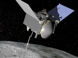 BEI Kimco&apos;s moving magnet voice coil actuator (VCA) will position the spectrometer on the Origins-Spectral Interpretation Resource Identification Security Regolith Explorer (OSIRIS-Rex) spacecraft that will rendezvous with the Asteroid Bennu in 2018 and return samples to Earth in 2023. (Image credit: BEI Kimco)