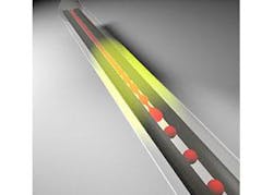 Connected to an electrical readout, a multimaterial fiber becomes a photodetector Connected to an electrical readout, a multimaterial fiber becomes a photodetector