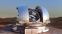 Artist's concept of the European Extremely Large Telescope (E-ELT; Cerro Armazones, Chile), scheduled for first light in 2024.