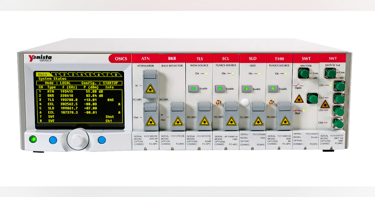 LAN WDM lasers from Yenista Optics test transceiver components | Laser ...