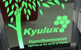 Kyulux has developed hyperfluorescent thermally activated delayed-fluorescence (TADF) OLED technology (see videos at http://kyulux.com/technology.html) that does not require iridium; Nanoco makes quantum dots that do not require cadmium. Iridium is rare and expensive, while cadmium is toxic.