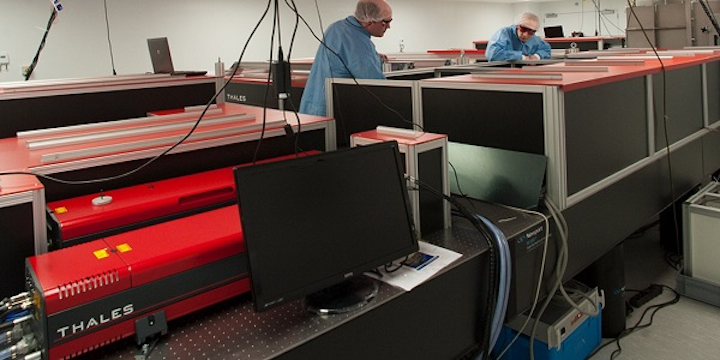 The University of Strathclyde has acquired one of the world's most powerful lasers. (Image credit: University of Strathclyde)