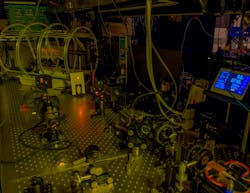 With NASA technology development funding, a Goddard team of scientists and engineers will advance a sodium lidar instrument for use in space. This image shows the laboratory breadboard. With NASA technology development funding, a Goddard team of scientists and engineers will advance a sodium lidar instrument for use in space. This image shows the laboratory breadboard.