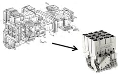 Optisys redesigned a large, multi-part antenna assembly (left) into a palm-sized, lighter, one-piece, 3D-printed metal antenna (right). The component was manufactured with a Concept Laser machine to provide optimum radio frequency (RF) performance. Optisys redesigned a large, multi-part antenna assembly (left) into a palm-sized, lighter, one-piece, 3D-printed metal antenna (right). The component was manufactured with a Concept Laser machine to provide optimum radio frequency (RF) performance.