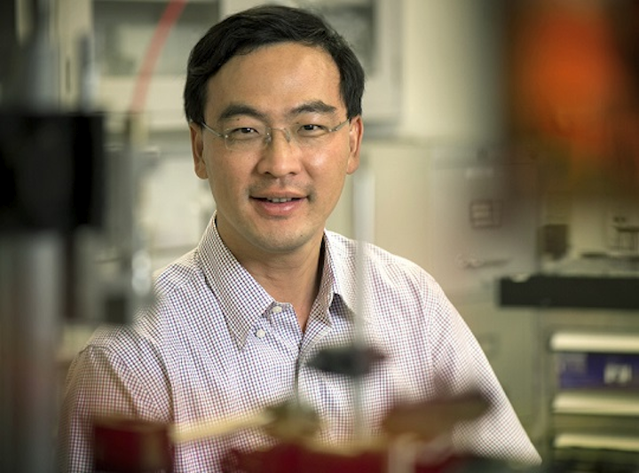 Weidong Zhou, UTA professor of electrical engineering, received a Multidisciplinary Research Initiatives grant to build a better semiconductor laser. (Image credit: University of Texas at Arlington)