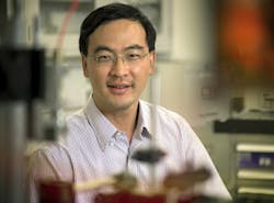 Weidong Zhou, UTA professor of electrical engineering, received a Multidisciplinary Research Initiatives grant to build a better semiconductor laser. Weidong Zhou, UTA professor of electrical engineering, received a Multidisciplinary Research Initiatives grant to build a better semiconductor laser.