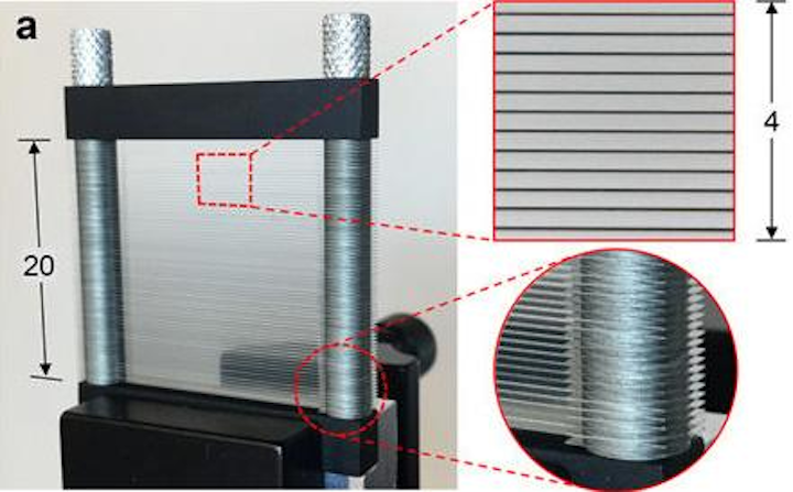 Polarizing beamsplitter and isolator for terahertz radiation are made of 'artificial dielectric'