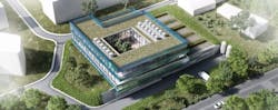 The NPL would nicely fit beside the new buildings of Fraunhofer IOF, IPHT, and the Abbe Center of Photonics in Jena. The NPL would nicely fit beside the new buildings of Fraunhofer IOF, IPHT, and the Abbe Center of Photonics in Jena.