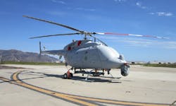 The MQ-8 Firescout helicopter will carry the nighttime illuminator from Bodkin Design, along with other mission critical payloads. The MQ-8 Firescout helicopter will carry the nighttime illuminator from Bodkin Design, along with other mission critical payloads.