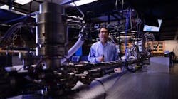 Zenghu Chang overseeing his equipment. Zenghu Chang overseeing his equipment.